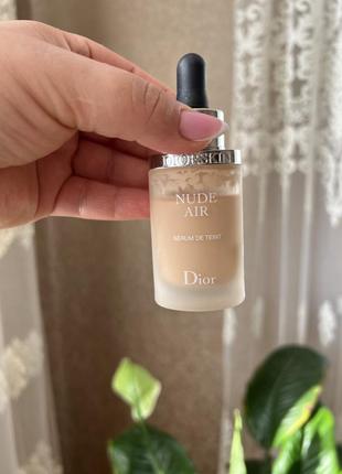 Тональна сироватка для обличчя dior diorskin nude air serum3 фото