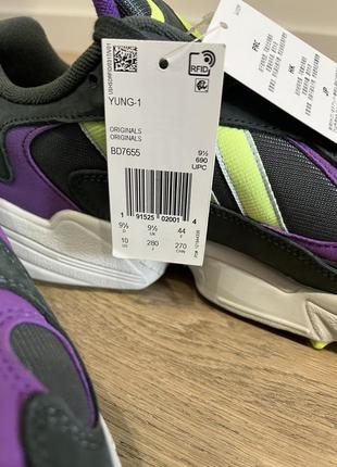 Adidas yung-1 grey bd7655 оригинал кроссовки 44р.9 фото