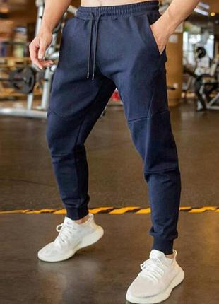 Спортивные демисезонные стильные мужские брюки, двунить4 фото