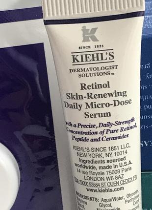 Kiel’s retinol micro dose serum fast release night serum