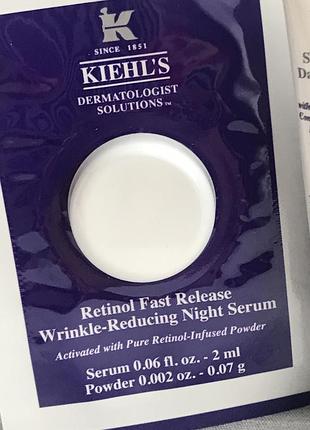 Kiel’s retinol micro dose serum fast release night serum