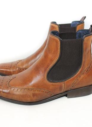 Jones bootmaker chelsea western boots вінтажні черевики челсі чоловічі шкіряні розмір 41