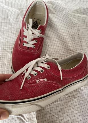 Vans красные кеды / кроссовки 24.5см2 фото