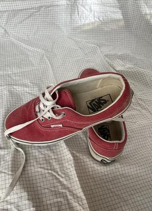 Vans красные кеды / кроссовки 24.5см6 фото