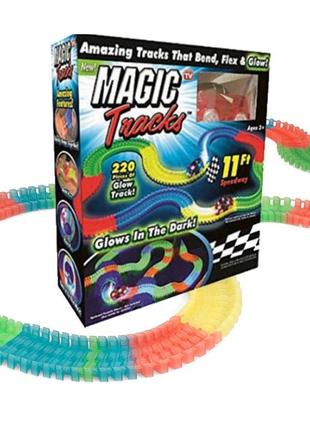 Гоночная трасса magic tracк 220 деталей / mеджик трек salemarket8 фото