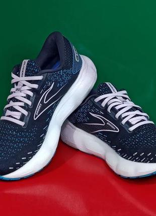 Женские беговые кроссовки brooks glycerin 20 navy blue оригинал4 фото