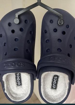 Крокси на міху crocs р.24-25-26 с 8-9