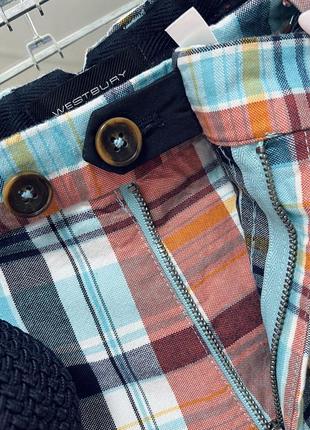 Коттоновые шорты с ремнем c&a, германия3 фото