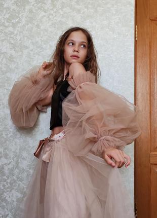 Фатинові рукава пишні для фотосесії, тематичної вечірки, маскараду