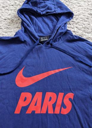 Худи nike paris, size xl, стае отличный, цвет насыщенный, без нюансов, плечи 52 подмышки 60 рукав 64 длина 773 фото