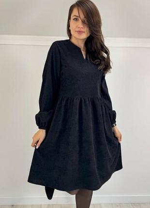 Сукня вельветова 5 кольорів