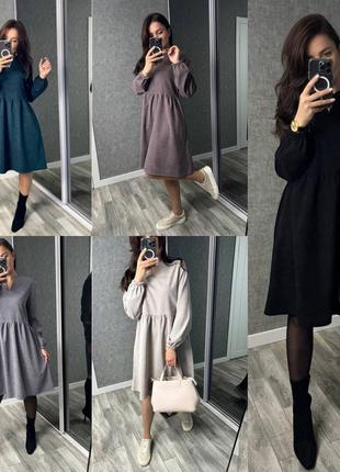 Сукня вельветова 5 кольорів