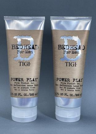 ‼️гель для волосся tigi bed head for men power play finish gel сильної фіксації. 200 мл‼️