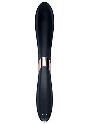 Вибратор с жемчужной стимуляцией точки g satisfyer rrrolling explosion black 6