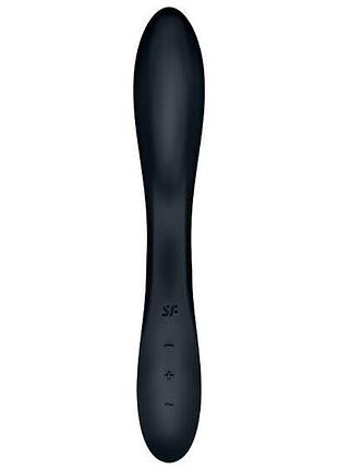 Вибратор с жемчужной стимуляцией точки g satisfyer rrrolling explosion black 4