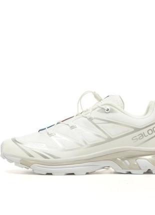 Кроссовки salomon xt-6 white