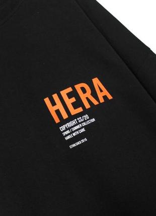 Свитшот hera оверсайз кофта heron preston черная унисекс размер s5 фото