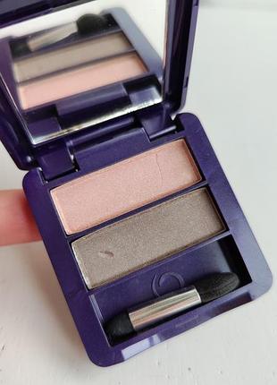 Тени для глаз век орифлейм двухцветные oriflame the one rose taupe 30972