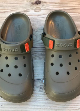 Крокс оффроад хакі crocs offroad sport clog khaki/army green6 фото