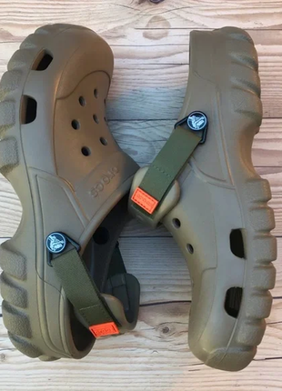 Крокс оффроад хакі crocs offroad sport clog khaki/army green10 фото