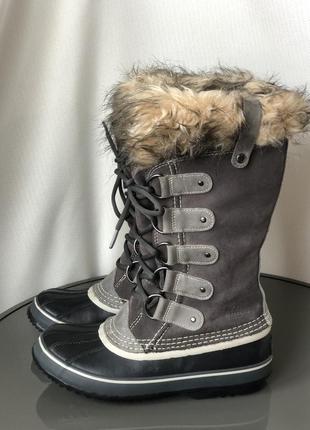 Жіночі зимові чоботи снігоходи sorel joan of arctic3 фото