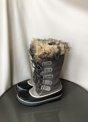 Женские зимние сапоги снегоходы sorel joan of arctic2 фото