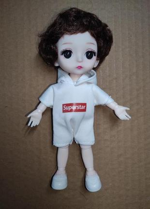 Кукла bjd шарнирная 16 см fashion doll мод. 11 фото