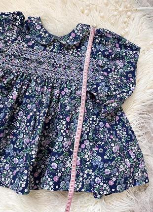 Сукня з вишивкою у квітковий принт4 фото