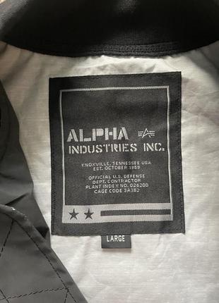 Бомбер alpha industries inc. рефлектив3 фото