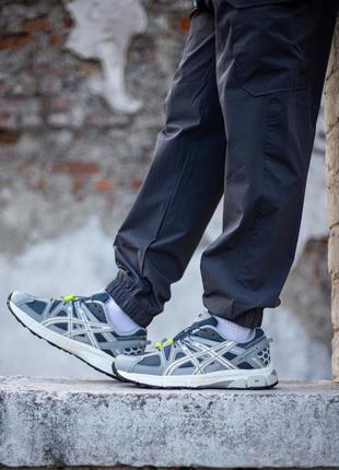 Asics gel-kahana 8 gray white4 фото