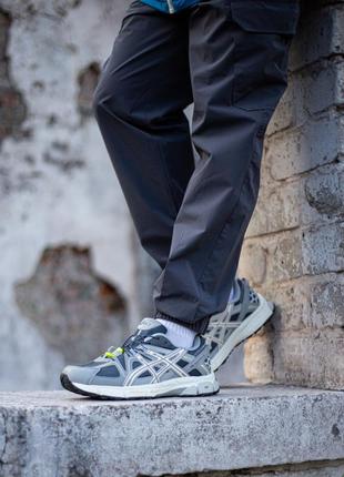 Asics gel-kahana 8 gray white5 фото