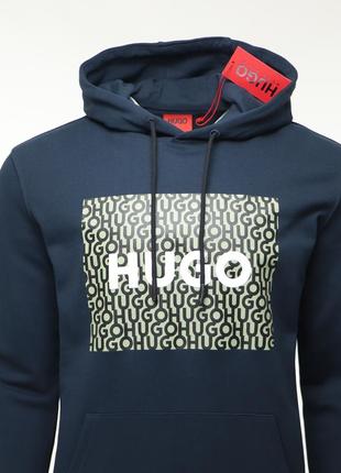 Мужская кофта худи hugo boss big logo [ s,  ]6 фото