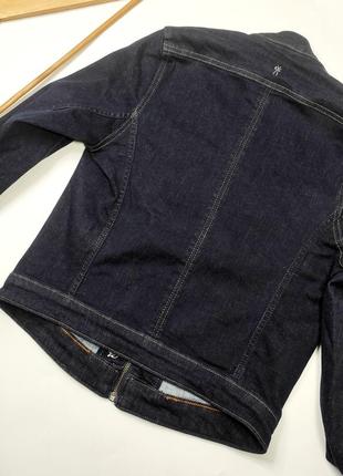 Куртка джинсовая женская темно синего цвета на молнии от бренда silver greec s3 фото