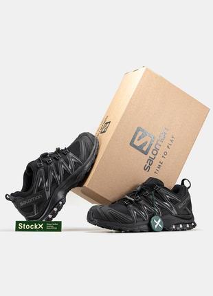 Чоловічі кросівки salomon xa pro d3 black саломон чорного кольору