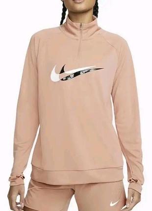 Жіночий світшот для тренувань nike dri-fit swoosh run pink, оригінал❗️