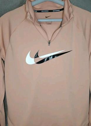 Женский свитшот для тренировок nike dri-fit swoosh run pink, оригинал❗️3 фото
