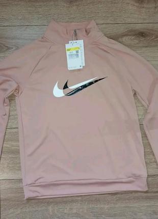 Женский свитшот для тренировок nike dri-fit swoosh run pink, оригинал❗️2 фото