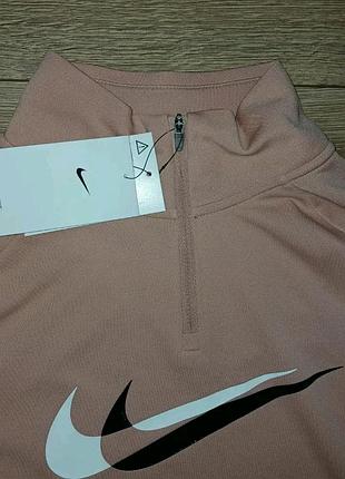 Женский свитшот для тренировок nike dri-fit swoosh run pink, оригинал❗️4 фото