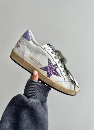 Кроссовки golden goose 🌟 ggdb ballstar lilac premium1 фото