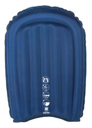 Надувной бодиборд для плавания на волнах olaian 25 - 90кг с ручками синий2 фото