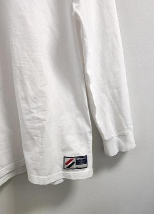 Лонгслив футболка длинный рукав мужская белая superdry, размер l - xl6 фото