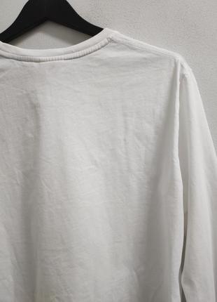 Лонгслив футболка длинный рукав мужская белая superdry, размер l - xl8 фото