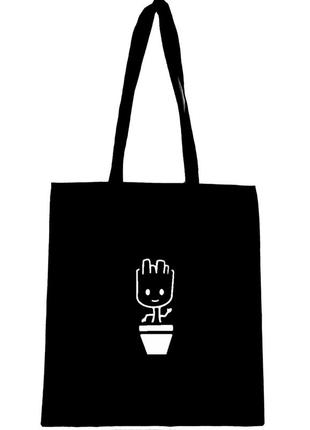 Еко сумка шопер з принтом " грут "