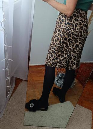 🐆 леопардова нова спідниця олівець esmara by heidi klum,s4 фото
