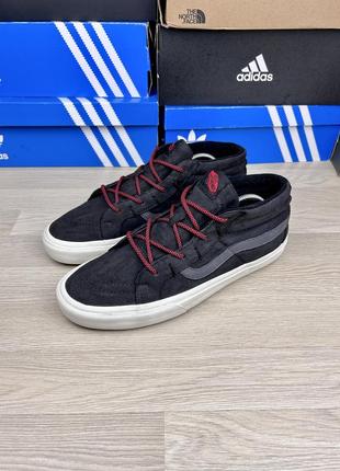 Кеды высокие  vans suede sk8-mid reissue g mte мужские черные 452 фото