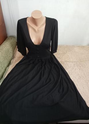 Шикарное черное платье/ платье