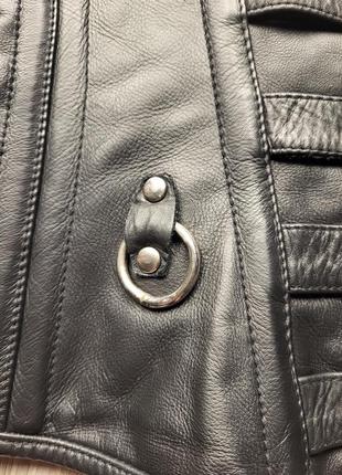 Кожаный винтажный кожаный корсет vintage4 фото
