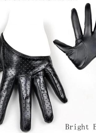 Перчатки,кожаные перчатки,перчатки для автомобилистов,черные перчатки,стильные перчатки1 фото