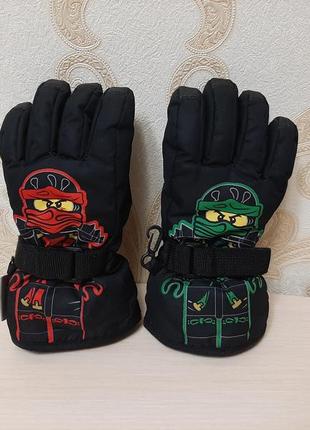 Тёплые перчатки lego ninjago h&m