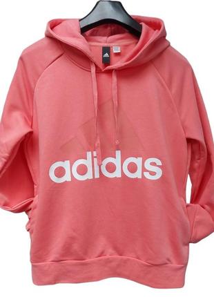Худи для девочки / подростка розового цвета adidas3 фото